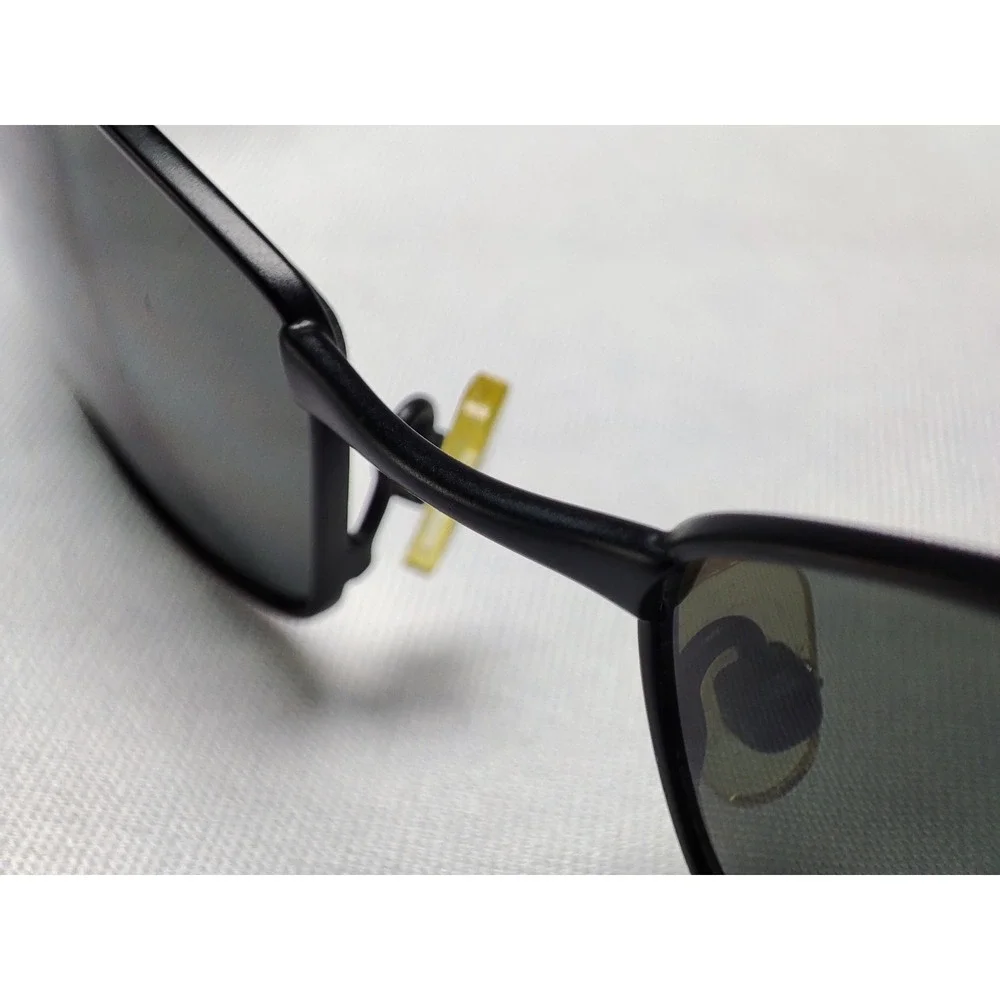 Guess GU 6156 BLK-3 Black Metal Rectangle Sunglasses 57-18-125